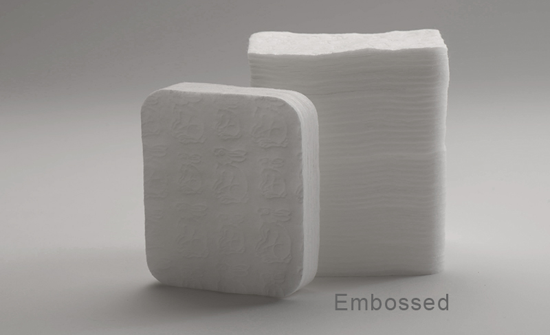 embossed cotton pads by Lavino Kapur