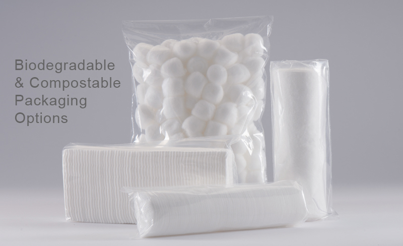 Cotton balls, pads, pleats in Bio-Degradable packaging by Lavino Kapur