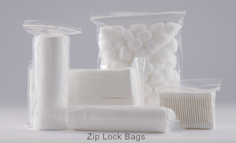 Cotton pads, balls, earbuds in Ziplock packaging by Lavino Kapur