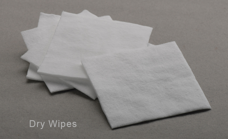 Cotton square dry wipes by Lavino Kapur